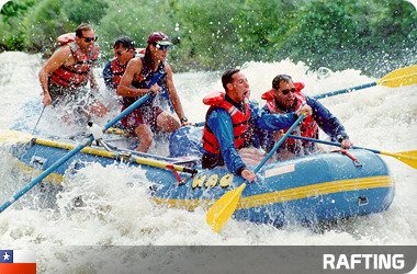Rafting en rios de Chile